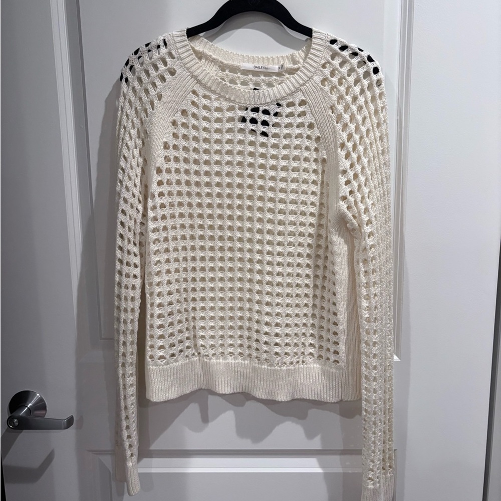 Bailey 44 Textured White Sweater